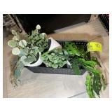 GROUP OF ARTIFICIAL PLANTS. LOT LOCATED IN CARY