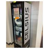 CELSIUS DRINK COOLER, 20 IN X 22 IN X 75.5 IN . LO