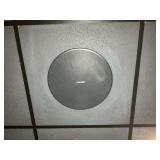 BOSE CEILING SPEAKERS IN BIKE ROOM. 4 SQUARE EDGEM