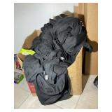 BOX OF ASSORTED SIZE CYCLEBAR TANK TOPS. LOT LOCAT