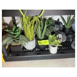GROUP OF ARTIFICIAL PLANTS. LOT LOCATED IN CARY