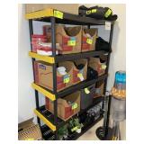PLASTIC SHELVING UNIT, 48 IN X 20 IN X 70 IN. LOT