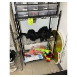 METRO RACK 21 IN X 11 IN X 35 IN, NO CONTENTS. LOT