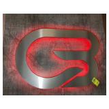 BACKLIT SILVER COLOR CYCLEBAR SIGN, 36 IN X 24.5 I