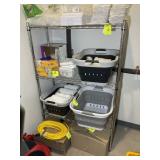 METRO RACK 36 IN X 14 IN X 54 IN, NO CONTENTS. LOT