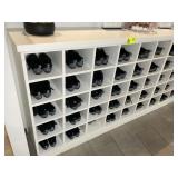 30 CUBBY SHOE RACK, 60 IN X 16 IN X 45 IN. LOT LOC