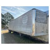 1990 UTILITY SEMI TRAILER, 48 FT LONG, 97 IN WIDE,