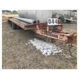 HUDSON 9 TON DUAL TANDEM TRAILER, VIN 10HHTD1D1810