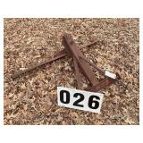 6 FT SCRAPE BLADE, 3 POINT HITCH