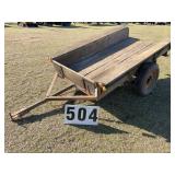 4ftx8ft Homemade Trailer pin hitch