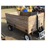 Garden cart with fold down side 4ftx6ft