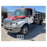 2007 International 4200 TK VT365 Red and white