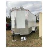 2017 Freedom 7ftx16ftx7ft Enclosed Trailer