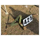 Bucket mount hay spear