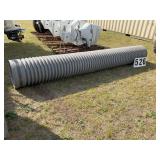 Corregated pipe 18in, 13ft long