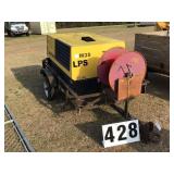 Kaeser M38 Air Compressor on Trailer with Hose ree