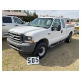 Ford F250 4x4 extended cab with new tires