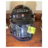 HJC MOTORCYCLE HELMET, SIZE XXL, WITH FACE SHIELD