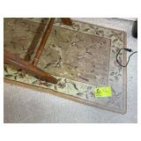 ORIENTAL STYLE RUG, 24 IN X 71 IN, SHOWS WEAR ON O