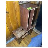 SHOE RACK AND SMALL STOOL