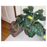ARTIFICIAL PLANT AND BASKET