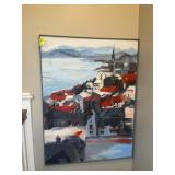 LARGE PAINT ON CANVAS, 36 IN X 48 IN