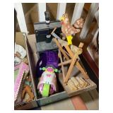 TWO BOXES CONTAINING MISC DOLLS, BARBI, KEN, BRATZ