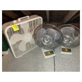 GROUP OF PEDESTAL FANS
