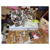 BASKET WITH FIGURINES, ROYAL DALTON, YESTERDAYS CH