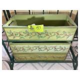 GROUP OF 3 WOODEN DECORATIVE CRATES
