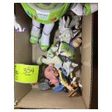 BOX CONTAINING MISC TOYS, FIGURINES, ACTION FIGURE