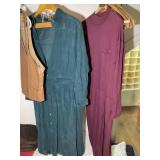 GROUP OF VINTAGE CLOTHING, BROWN VEST, KERRY BROOK