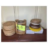 GROUP OF ASSORTED COASTERS