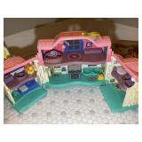 GROUP OF MY LITTLE PONY DOLLS AND PLASTIC DOLL HOU