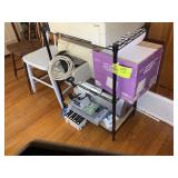 SMALL BLACK METRO RACK, 23 IN X 13 IN X 31 IN, NO