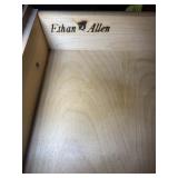 ETHAN ALLEN, FOUR DOOR FOUR DRAWER HUTCH, 30 IN X