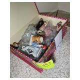 BOX OF DECORATIVE FIGURINES