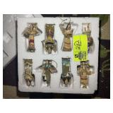 GROUP OF NATIVE AMERICAN THEMED ORNAMENTS