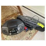 PAIR OF RCA BOOM BOXES, UNKNOWN CONDITION