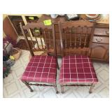 PAIR OF FINE DINING CHAIRS