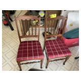 PAIR OF FINE DINING CHAIRS