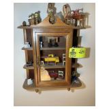 HANGING SHELF WITH DOLL FURNITURE