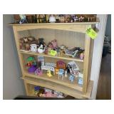 TWO SHELF BOOKCASE, NO CONTENTS, 39 IN X 13 IN X 3