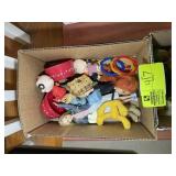 TWO BOXES CONTAINING MISC DOLLS, BARBI, KEN, BRATZ