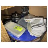 TOP SHELF OF LAZY SUSAN, CORNING WARE