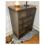 FIVE DRAWER CHEST OF DRAWERS, 32 IN X 18 IN X 45 I