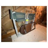 GROUP OF FOLDING CHAIRS