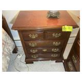 DIXIE 4 DRAWER NIGHT STAND, 27 IN X 17 IN X 30 IN
