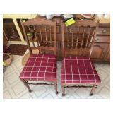 PAIR OF FINE DINING CHAIRS
