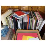 LARGE GROUP OF NOTEPADS, PAPER ORGANIZERS, OFFICE